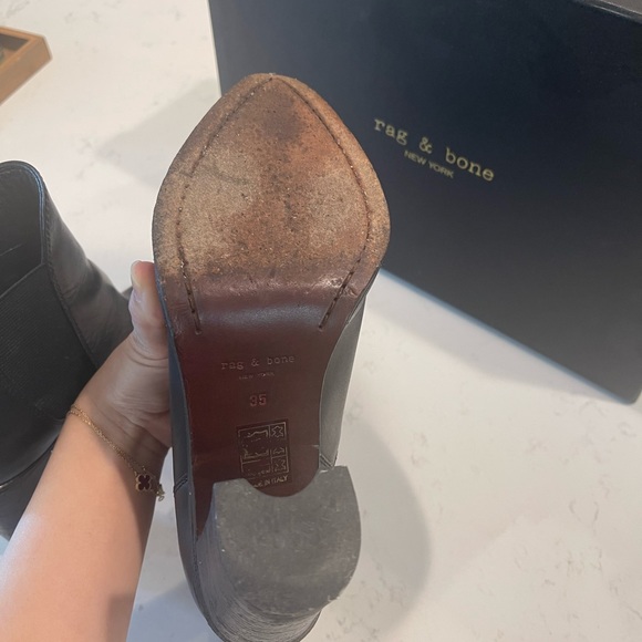 rag & bone high heel leather boots size 35 - Picture 6 of 6